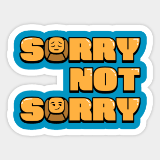 Sorry Sticker